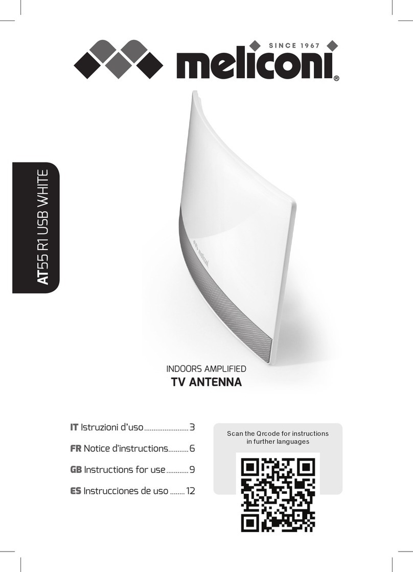 MELICONI AT55 R1 USB WHITE Instructions for use