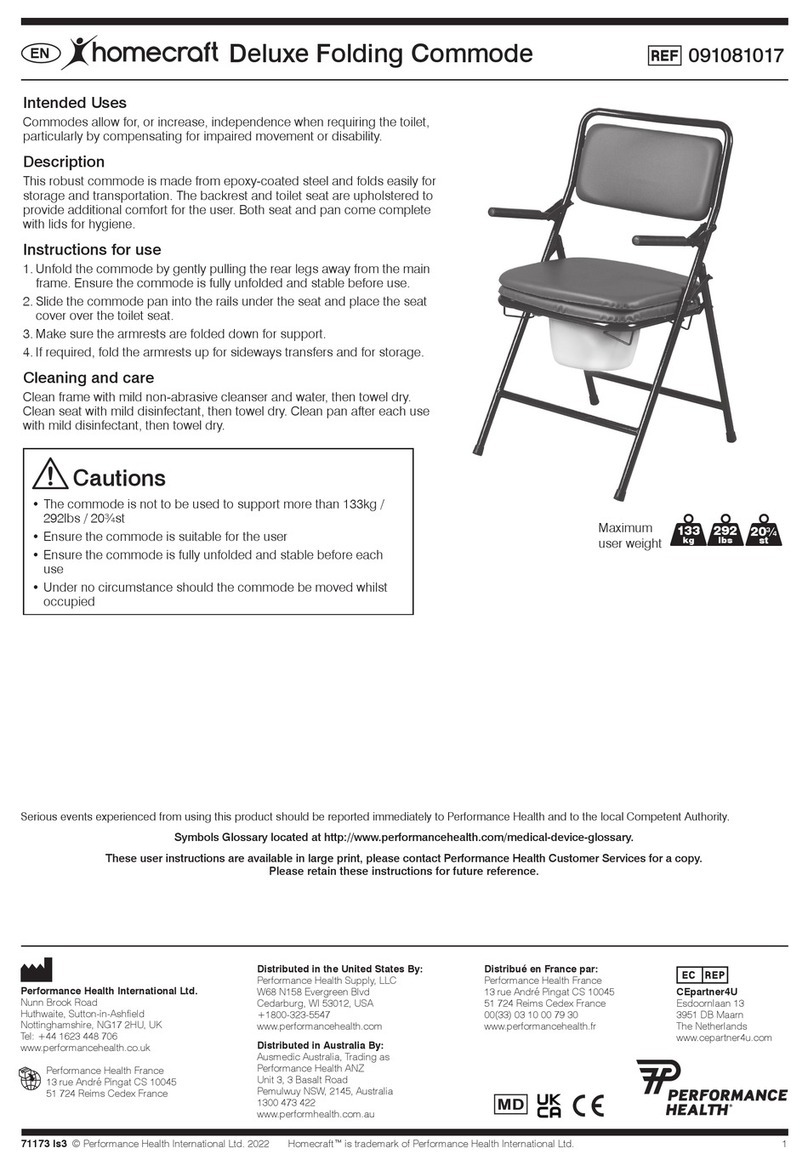 Performance Health Homecraft 091081017 manual