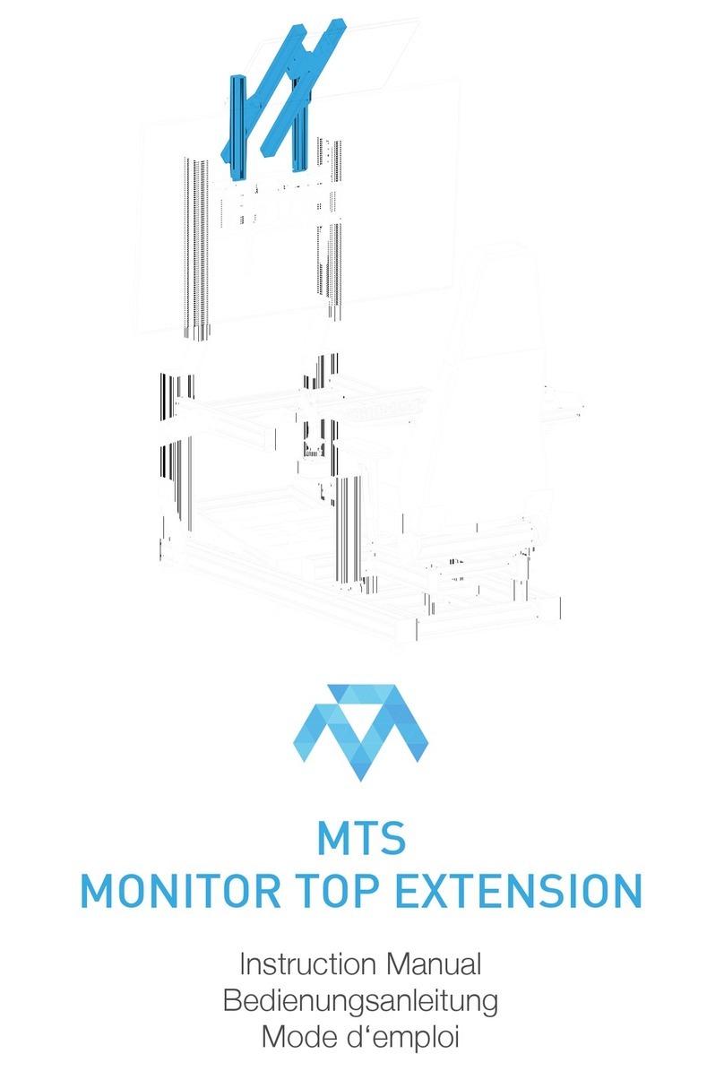 Monster MTS MONITOR TOP EXTENSION instruction manual