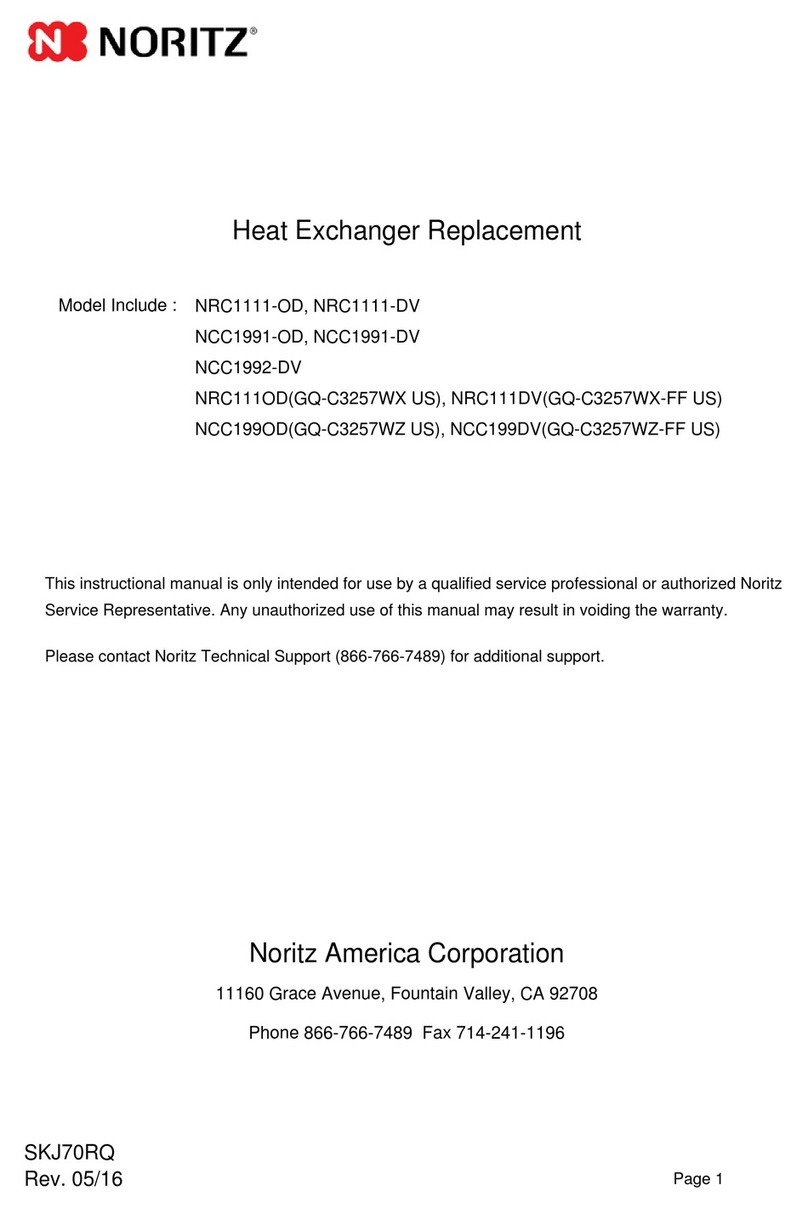 Noritz NRC1111-OD Instructional manual Noritz NRC1111-OD Instructional manual