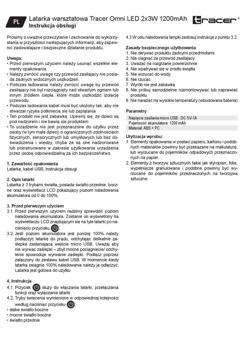 Tracer Omni instruction manual