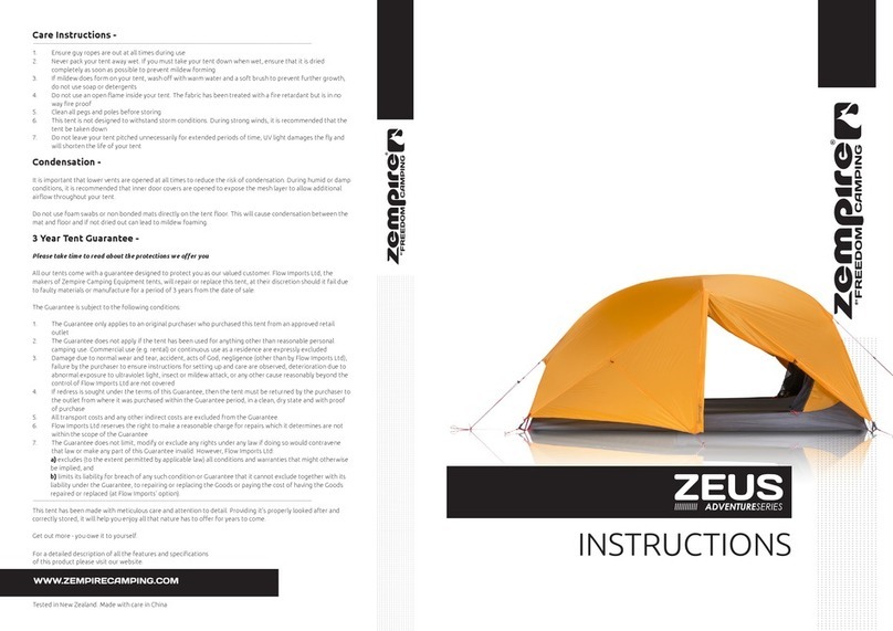 Zempire Zeus Adventure Series User manual
