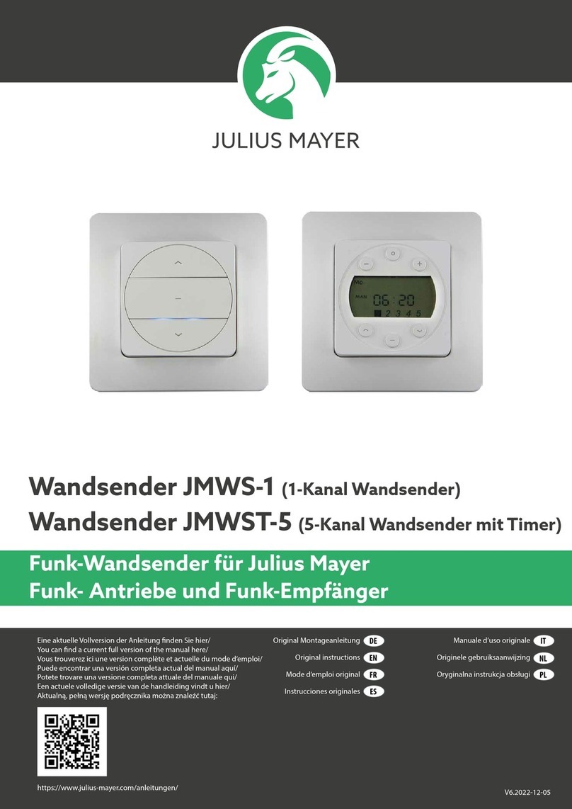 Julius Mayer JMWS-1 Original instructions