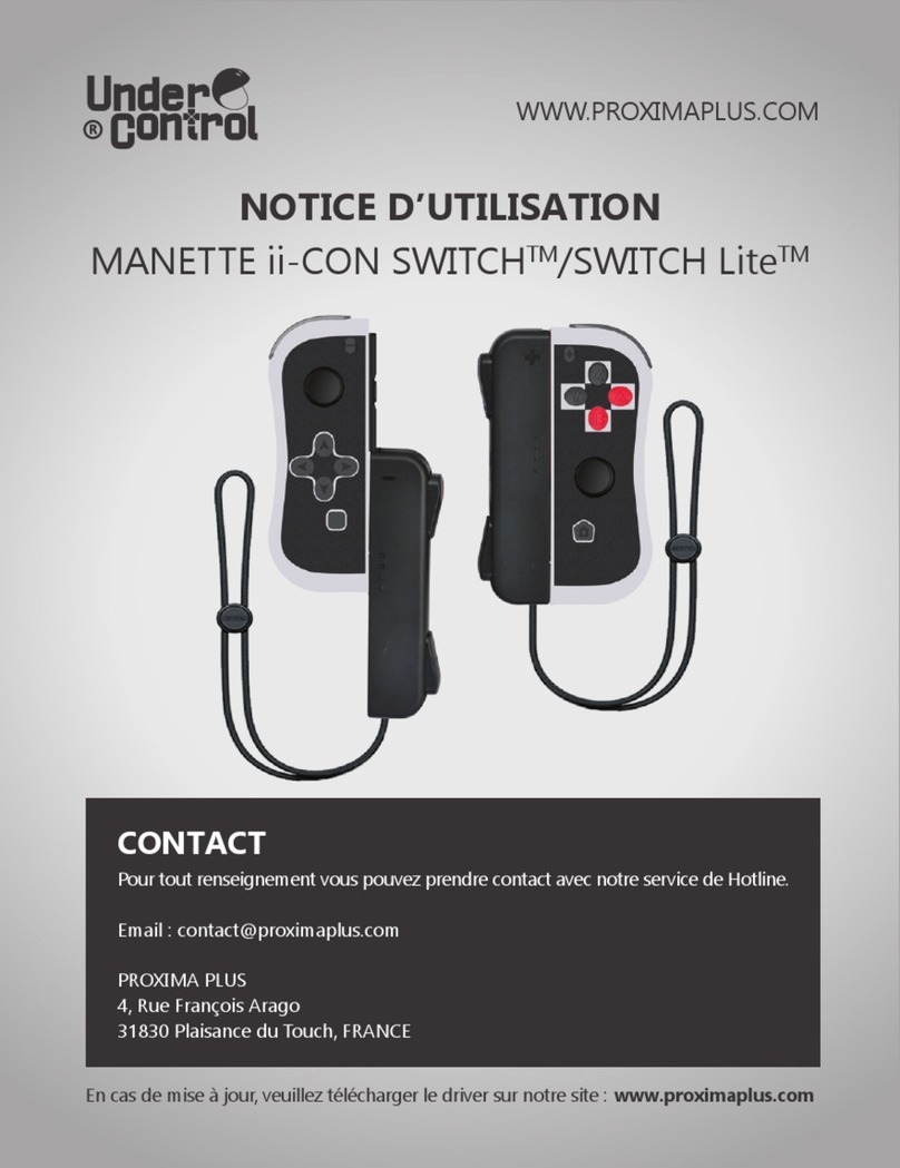 Under Control ii-CON SWITCH manual
