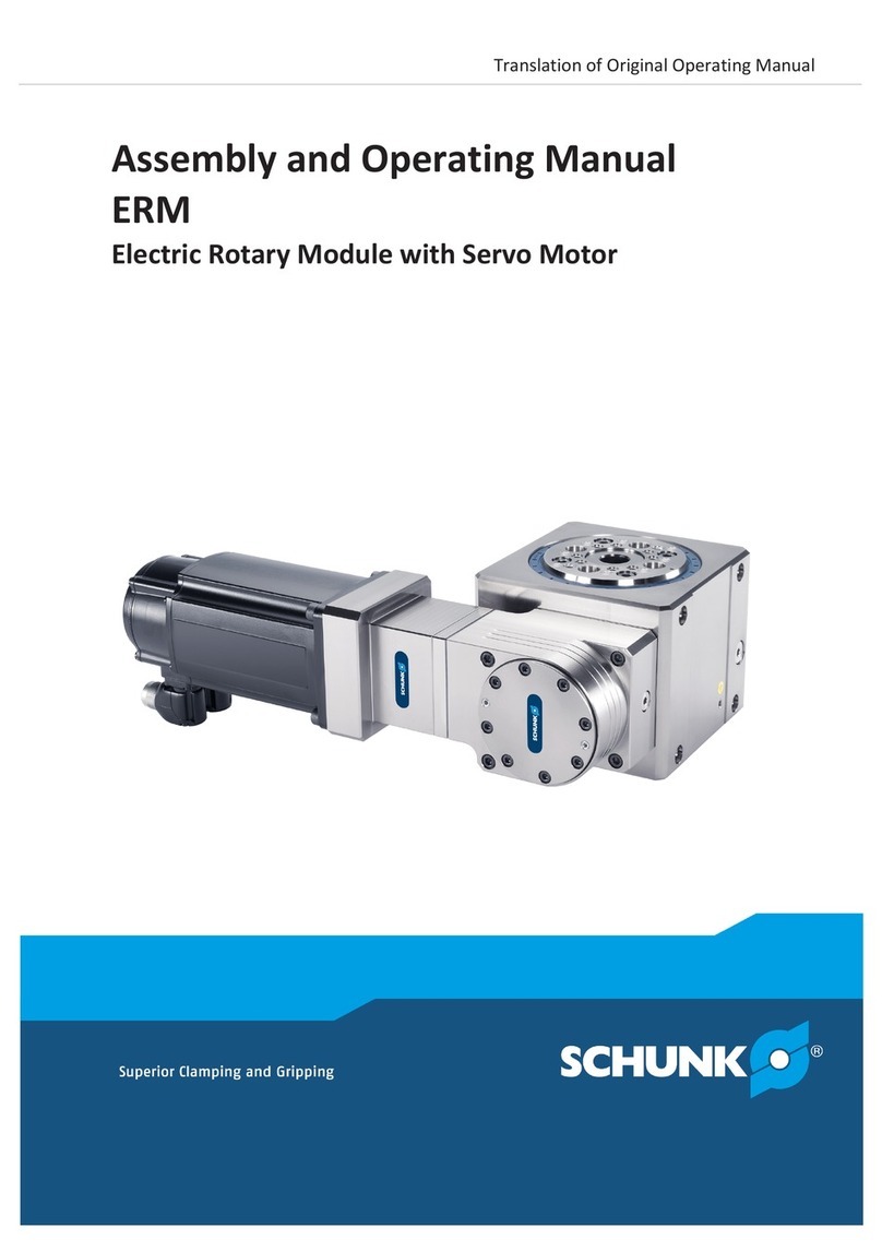 SCHUNK ERM Series Assembly and operating manual