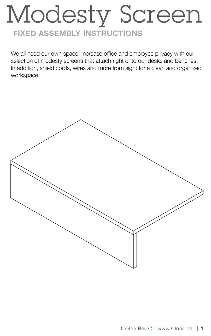 SitOnit Seating Modesty Screen Assembly instructions
