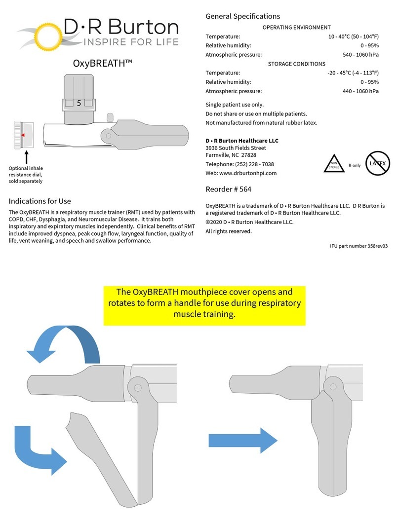 D R Burton OxyBREATH User manual