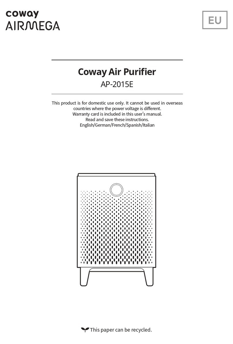 Coway AIRMEGA AP-2015E manual