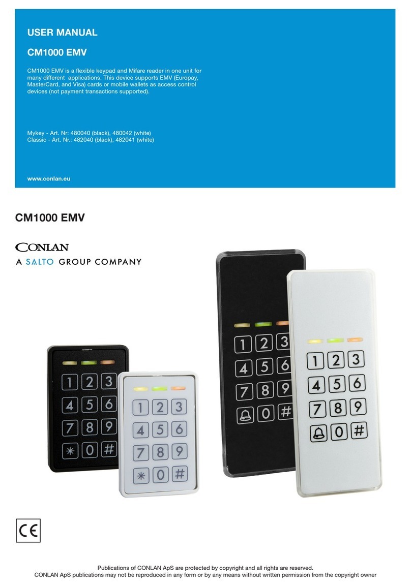 Salto CONLAN CM1000EMV user manual