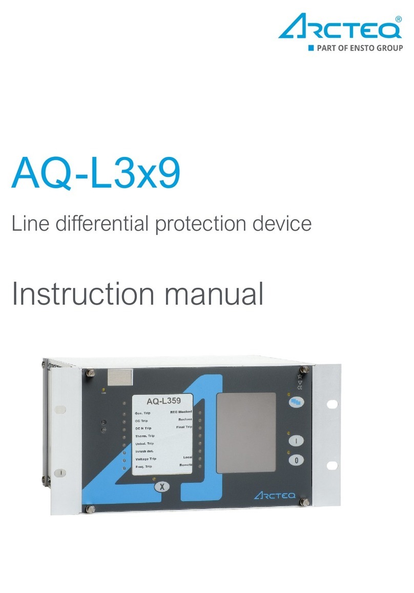 ensto Arcteq AQ-L3x9 instruction manual