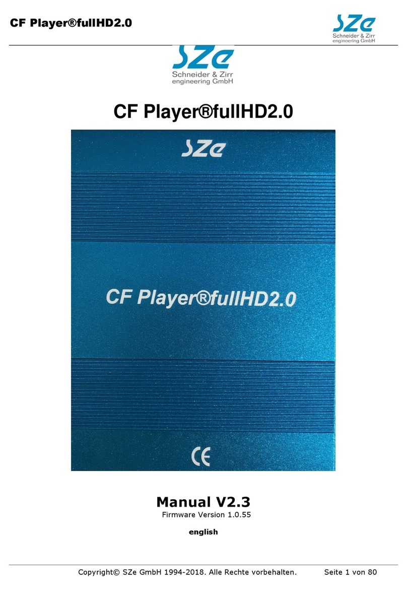 SZe CF Player fullHD2.0 manual