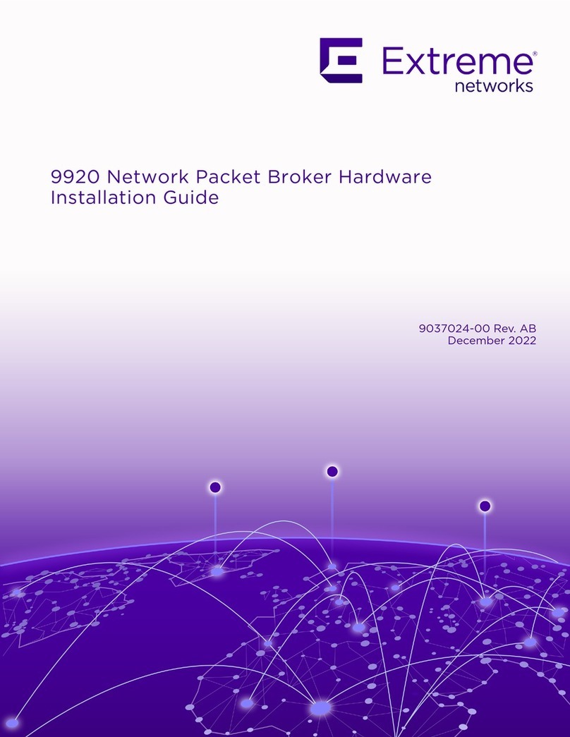 Extreme Networks 9920 installation guide