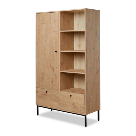 Mocka Brixton Bookcase User manual Mocka Brixton Bookcase User manual