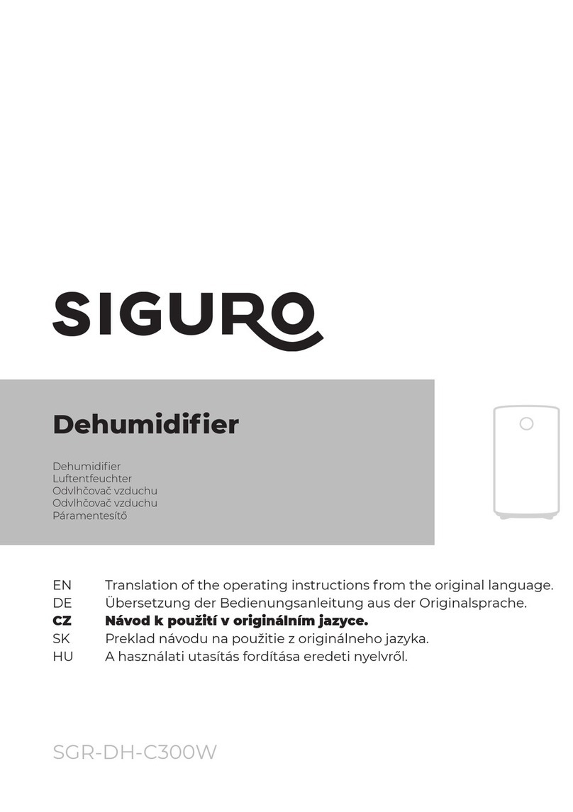 SIGURO SGR-DH-C300W User manual