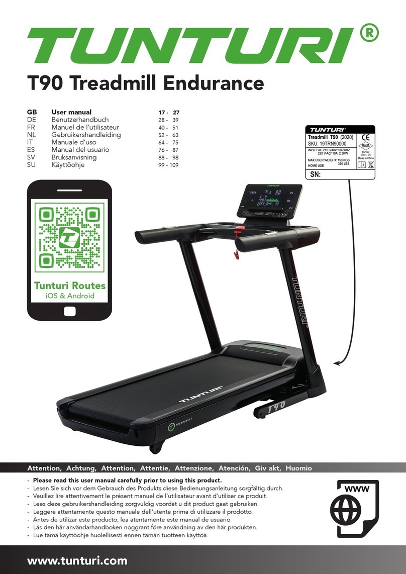 Tunturi T90 Rehab user manual