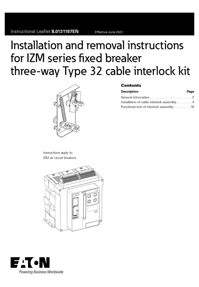 Eaton IZM Series Installation and Removal Instructions