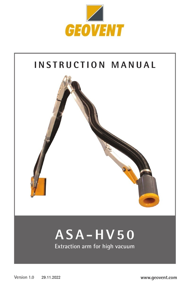 Geovent ASA-HV50 instruction manual