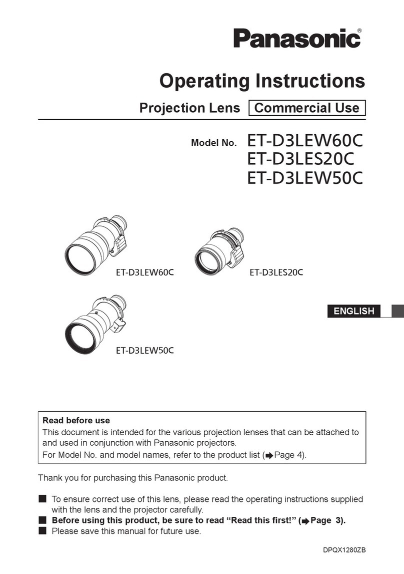 Panasonic ET-D3LEW60C operating instructions