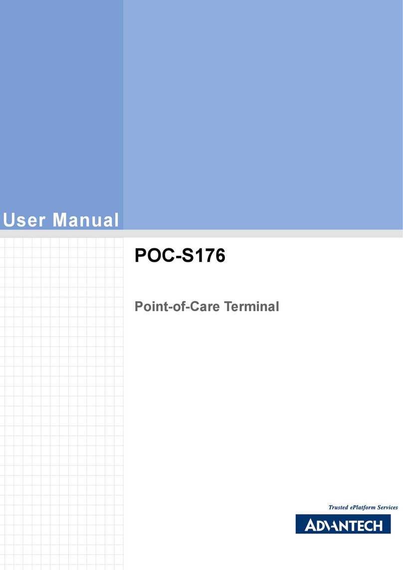 Advantech POC-S176 Series User manual