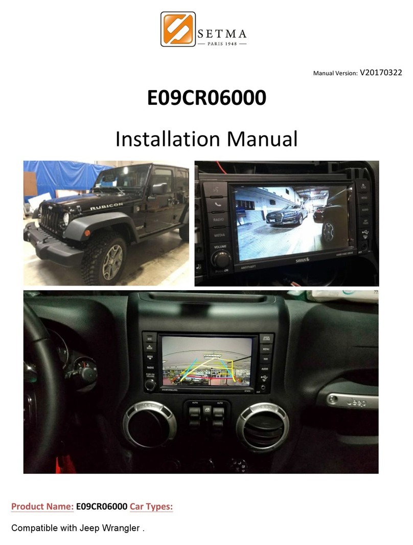 Setma E09CR06000 User manual