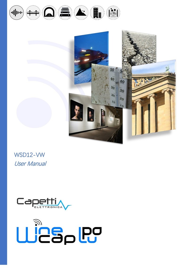 Capetti Elettronica WSD12-VW User manual
