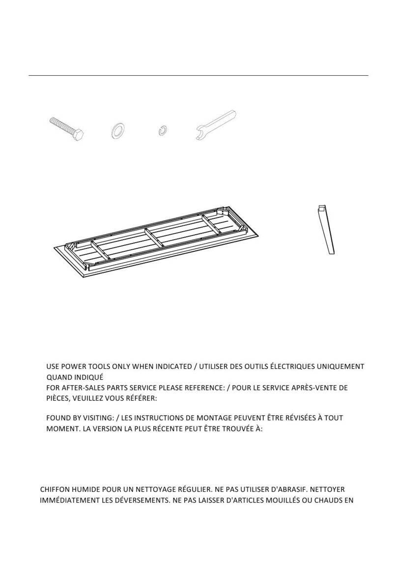STRUCTUBE ANJOU User manual STRUCTUBE ANJOU User manual