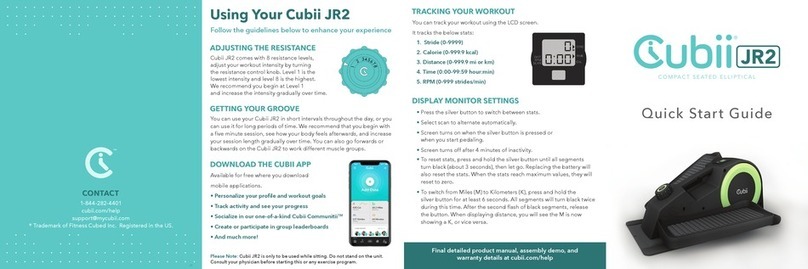 Cubii JR2 User manual