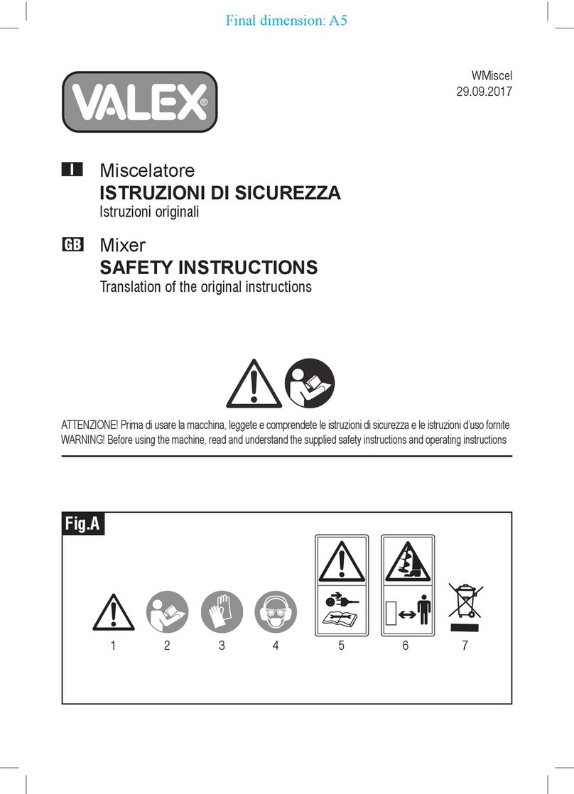 Valex WMiscel Safety instruction