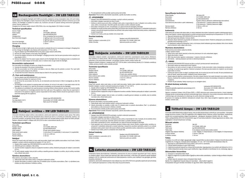 Emos TAB3120 User manual