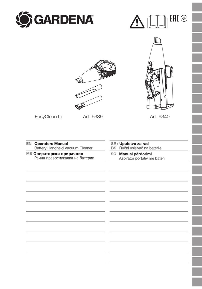 Gardena EasyClean Li Operator's manual