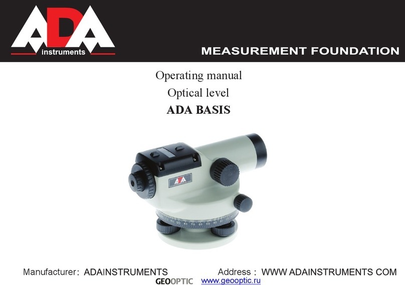 ADA INSTRUMENTS ADA BASIS User manual