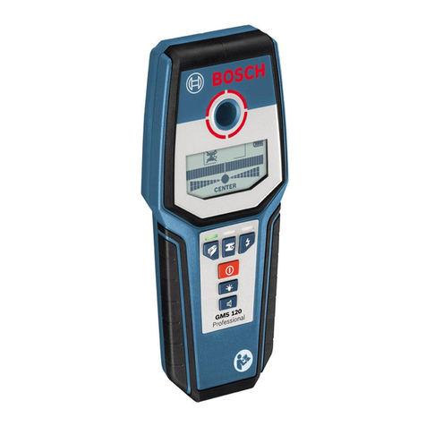 Bosch GMS 120 Professional User manual