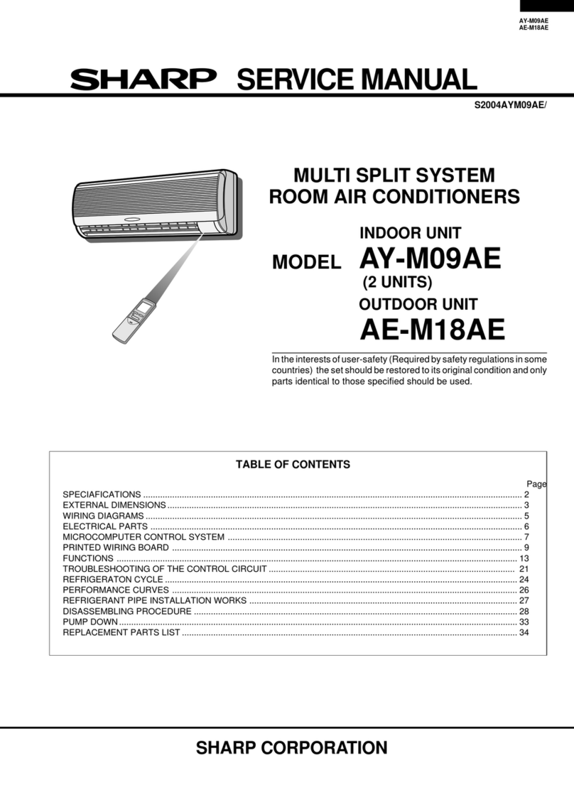 Sharp AY-M09AE User manual Sharp AY-M09AE User manual
