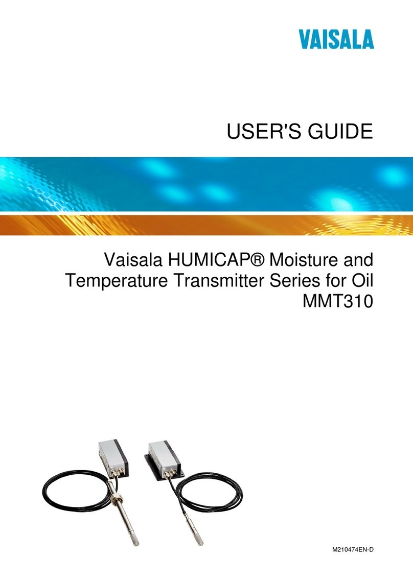 Vaisala HUMICAP MMT310 user guide