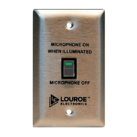 Louroe Electronics MS-D1 User manual