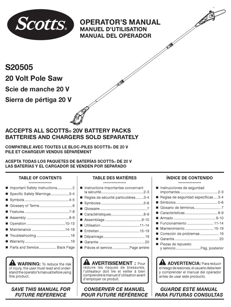 Scotts S20505 Operator's manual