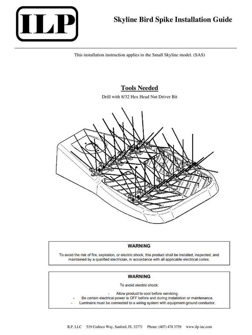 ILP Skyline Bird Spike installation guide
