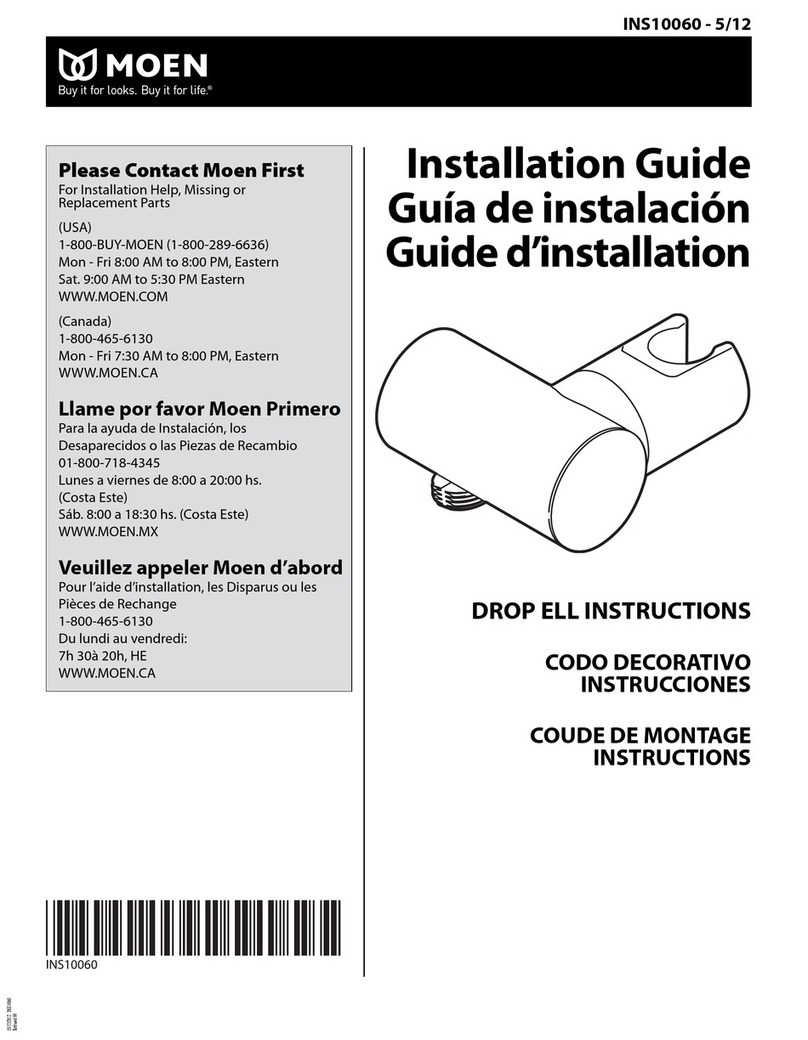 Moen A755BL installation guide