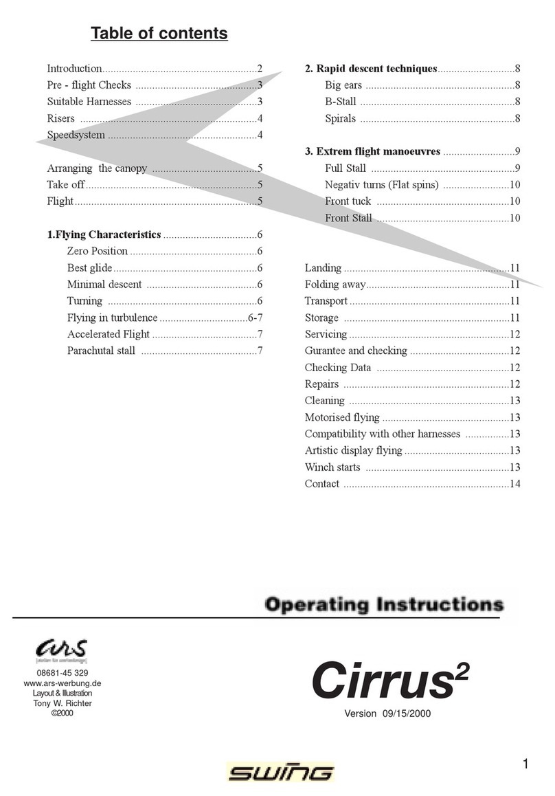Swing ars Cirrus 2 User manual