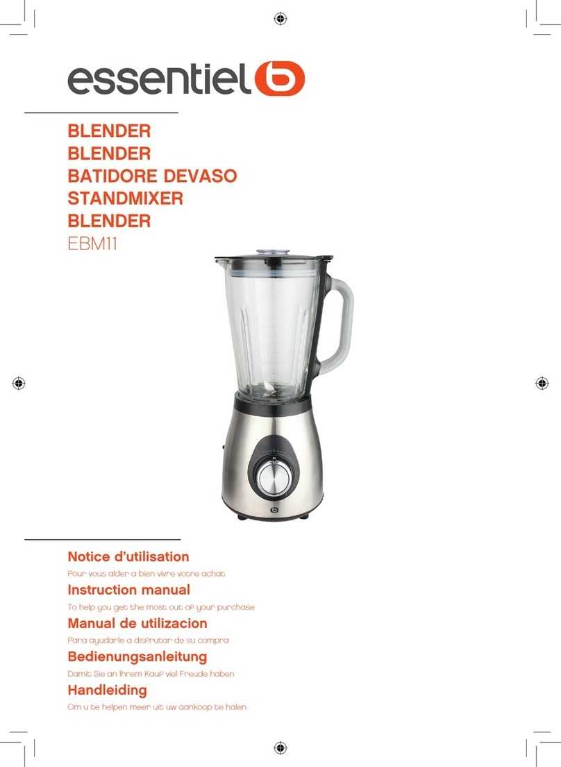 essentiel b EBM11 instruction manual