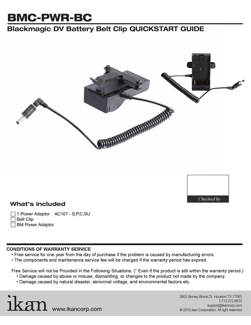 Ikan BMC-PWR-BC quick start guide