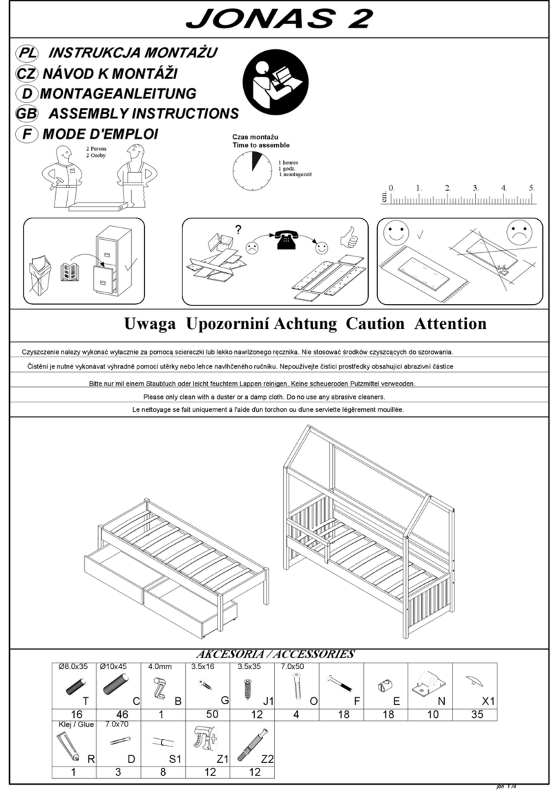 Moderno JONAS 2 Assembly instructions