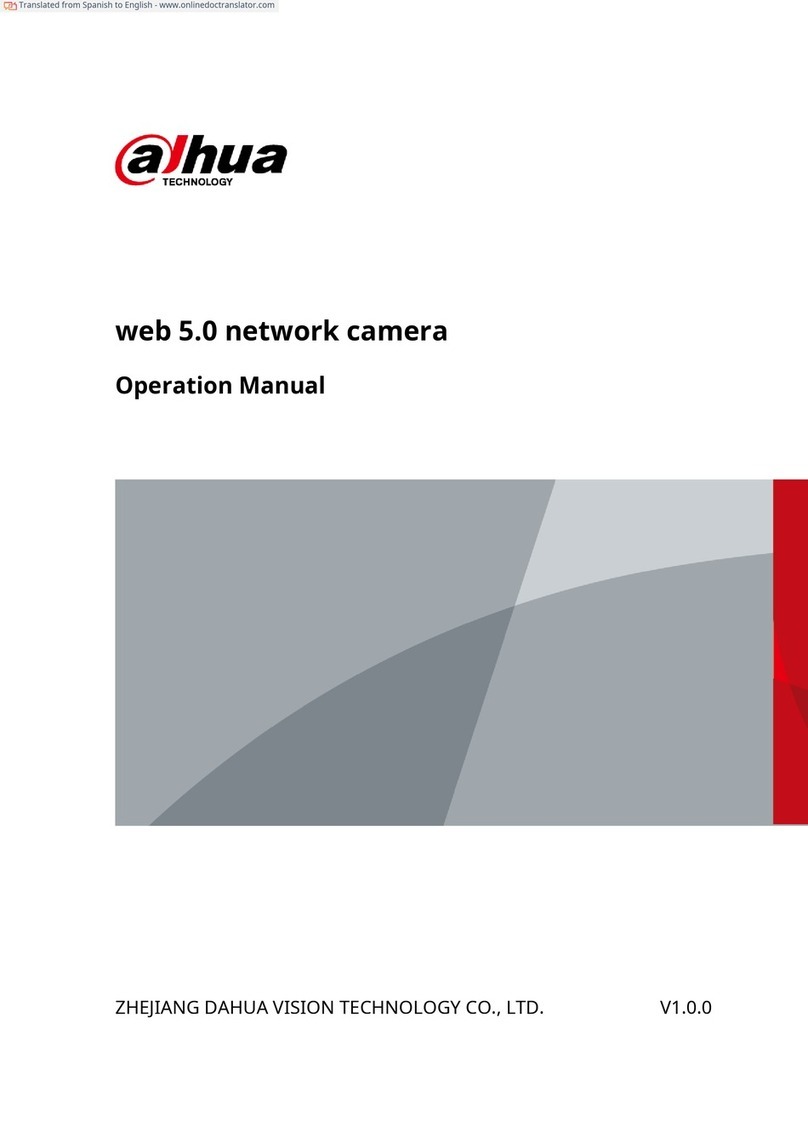 Dahua web 5.0 Operation manual