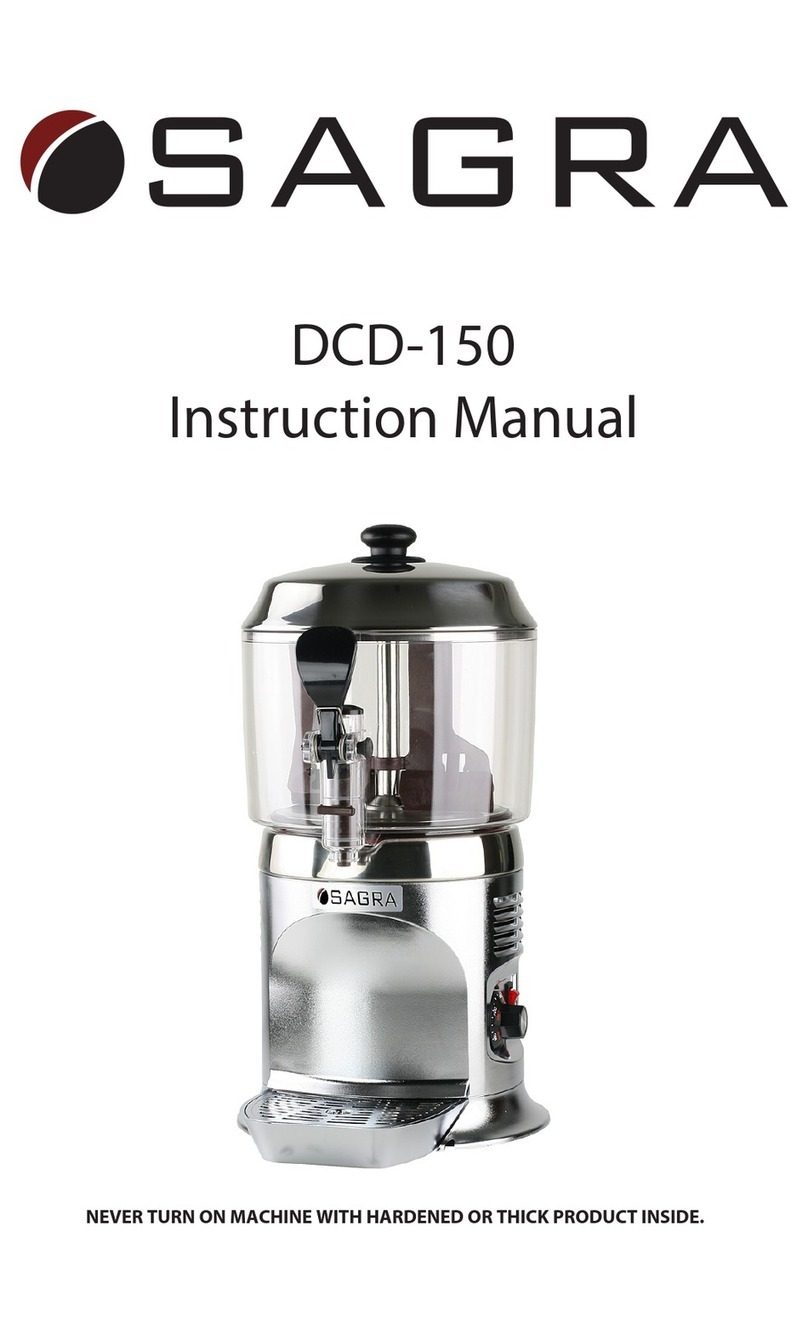SAGRA DCD-150 instruction manual