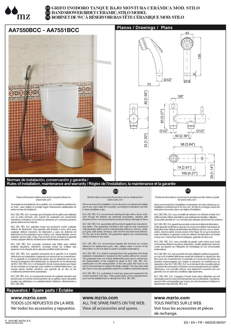 MZ STILO AA7550BCC quick start guide