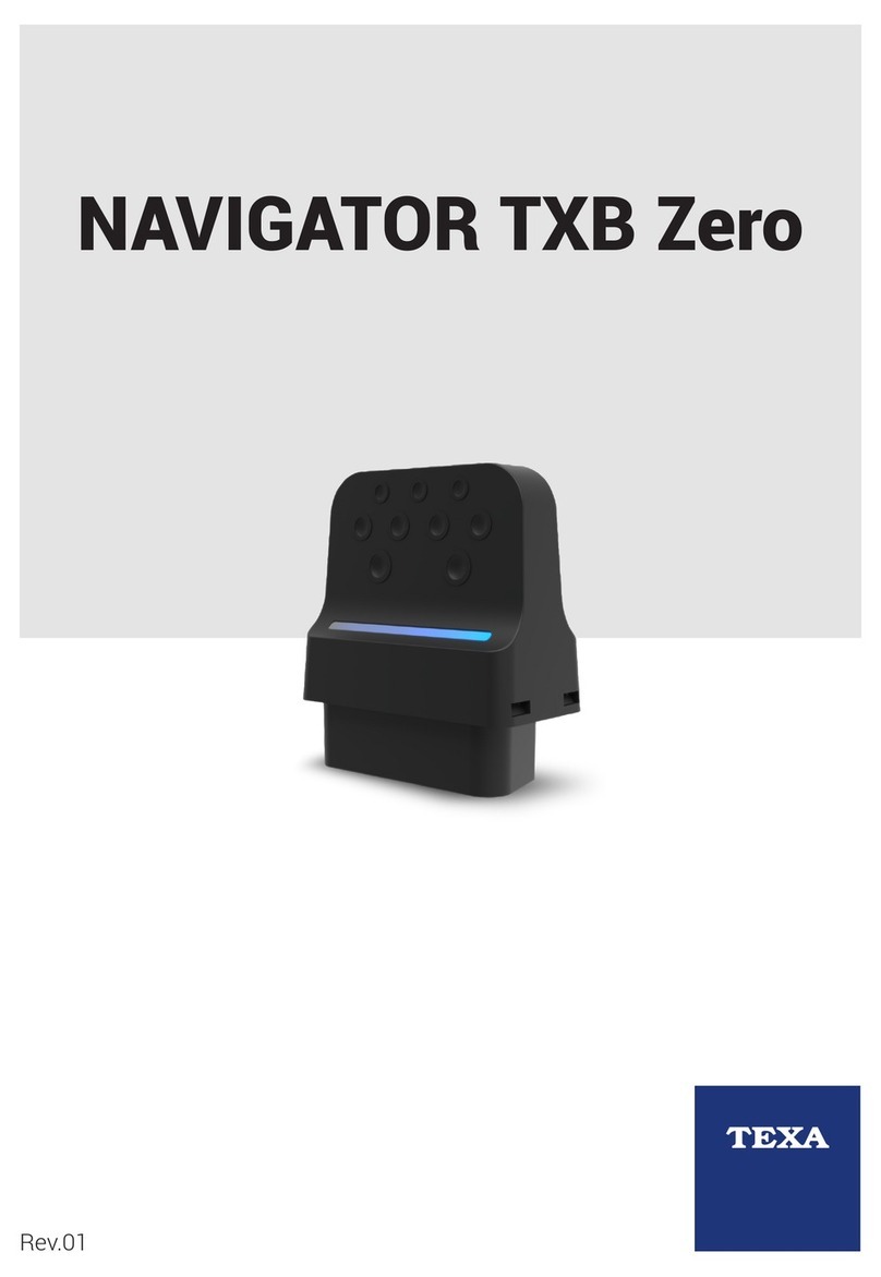TEXA NAVIGATOR TXB Zero User manual