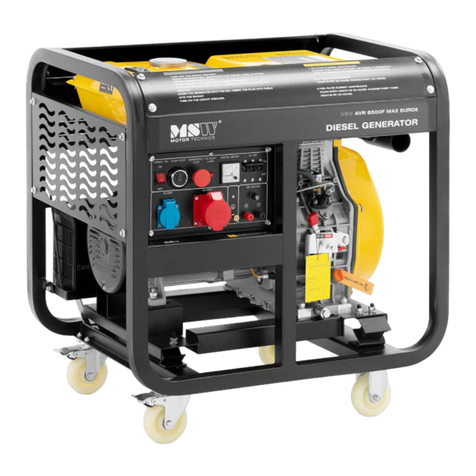 MSW MSW-AVR 8500F MAX EURO5 User manual