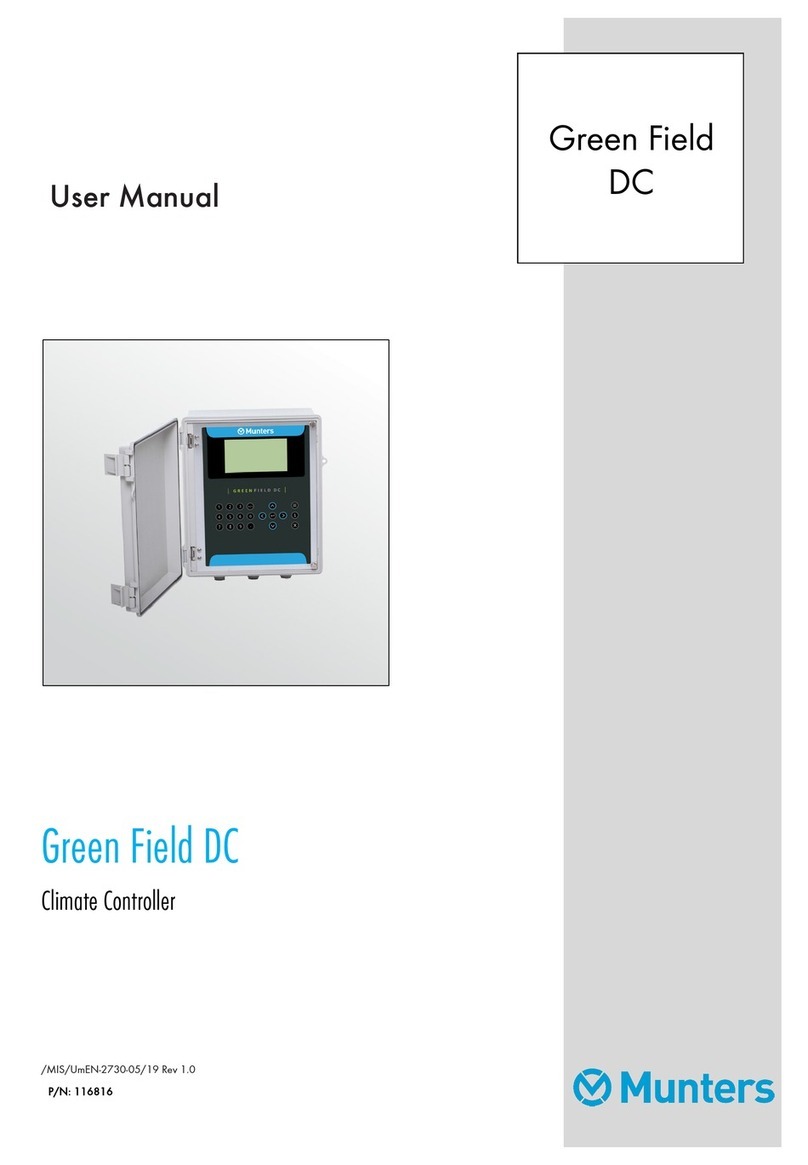 Munters Green Field DC user manual