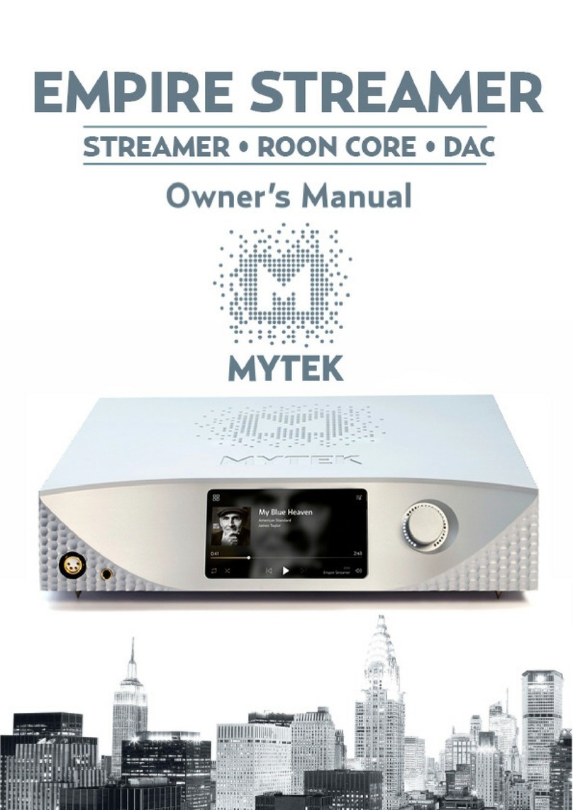 MyTek Empire Streamer Roon Core User manual