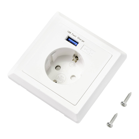 Sygonix XJY-USB-EU-01D-QC3.0 User manual